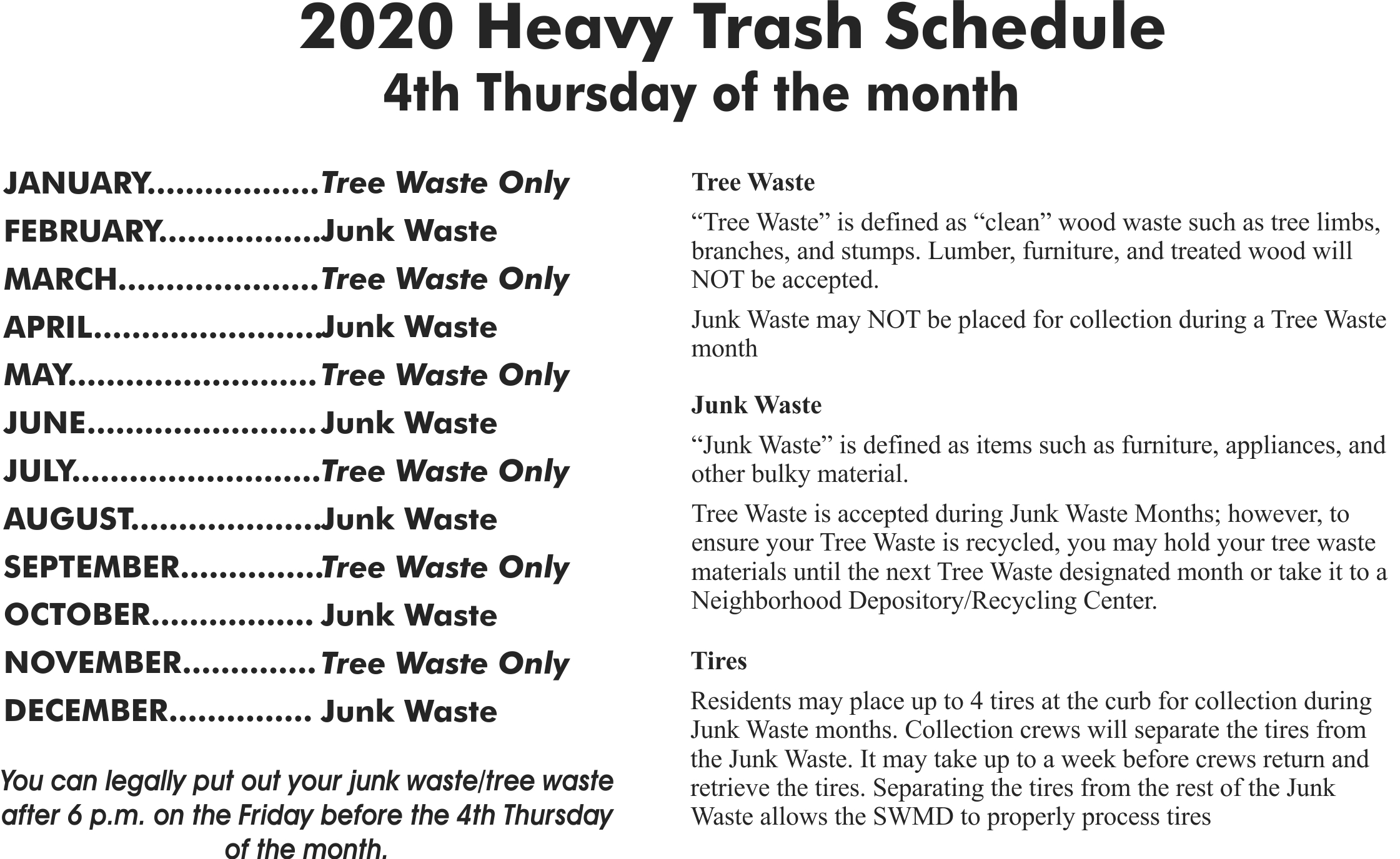 2020-Heavy-Trash-schedule – SBEII